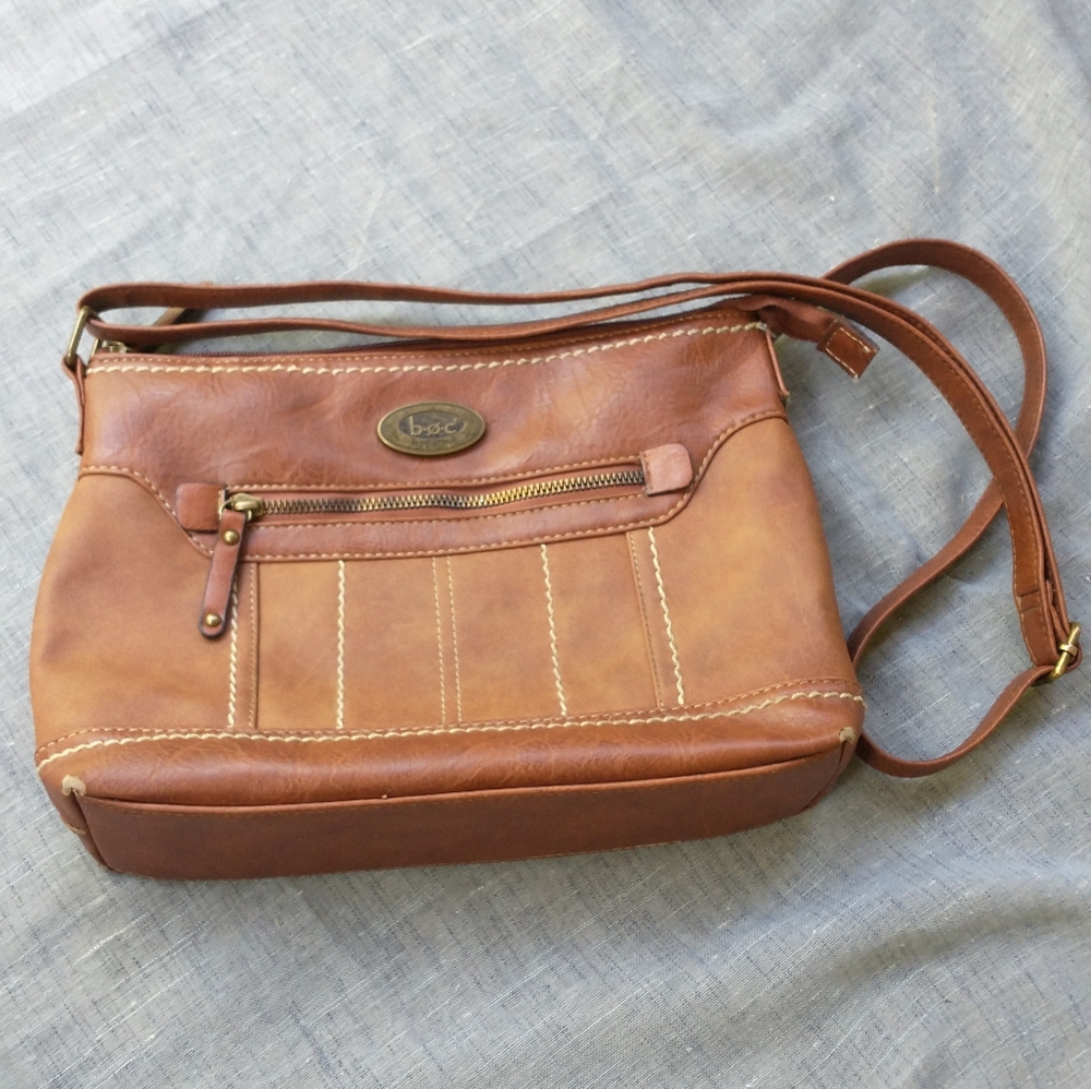 Born Concept b.o.c. Vinyl Leather Cross Body Bag Purse